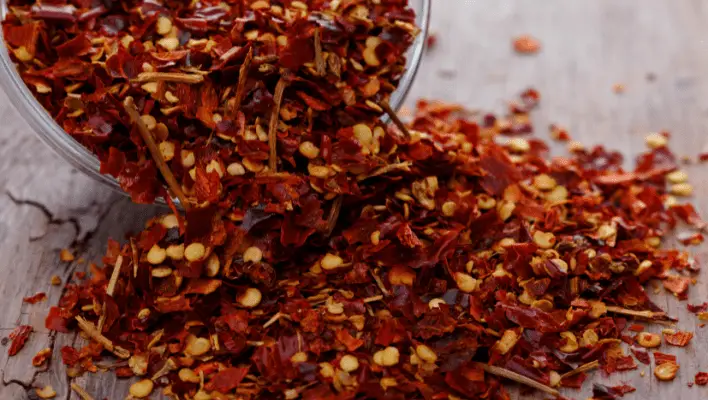 crushed red peppers
