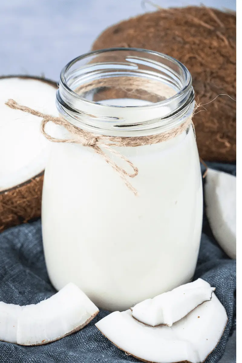 Coconut milk can be used to replace whole milk