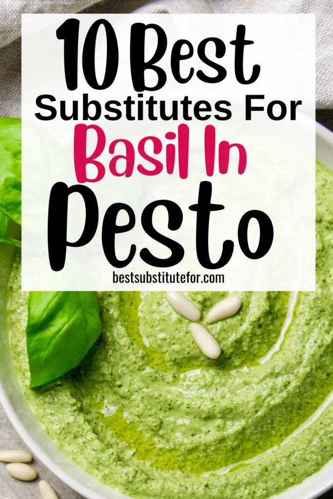 Are you making a pesto recipe? Don’t have any basil and realized you’re all out while you’re making that delicious pesto? Here are the best ways to substitute for basil in pesto!