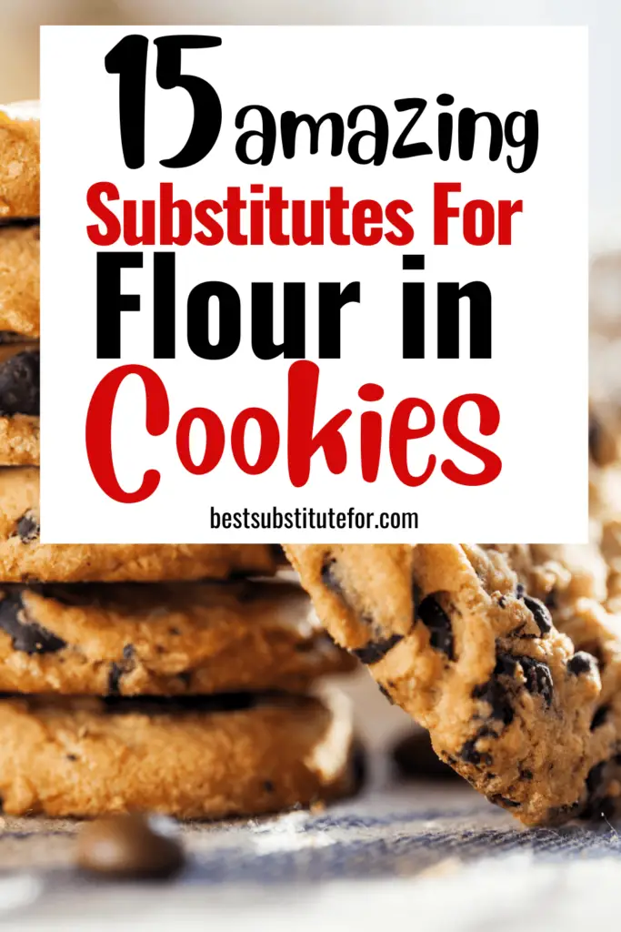 Are you making cookies, but don't want to use flour? Or maybe you're all out of all purpose flour and you want to know what are the best ways to substitute for flour in cookies. Whatever the reason you're here, you will find some amazing flour alternatives here.