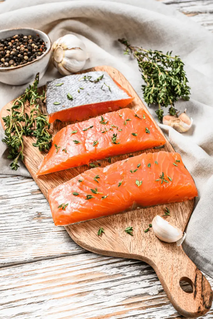 salmon with thyme